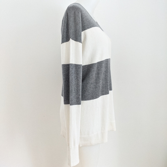GAP Colour-block Striped Pullover Sweater, S - Picture 2 of 5